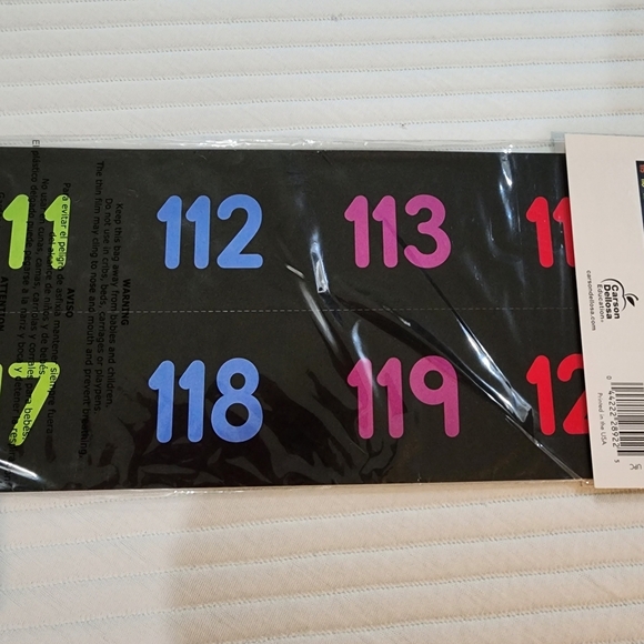 Classroom number line 0-120 NWT - Picture 5 of 7